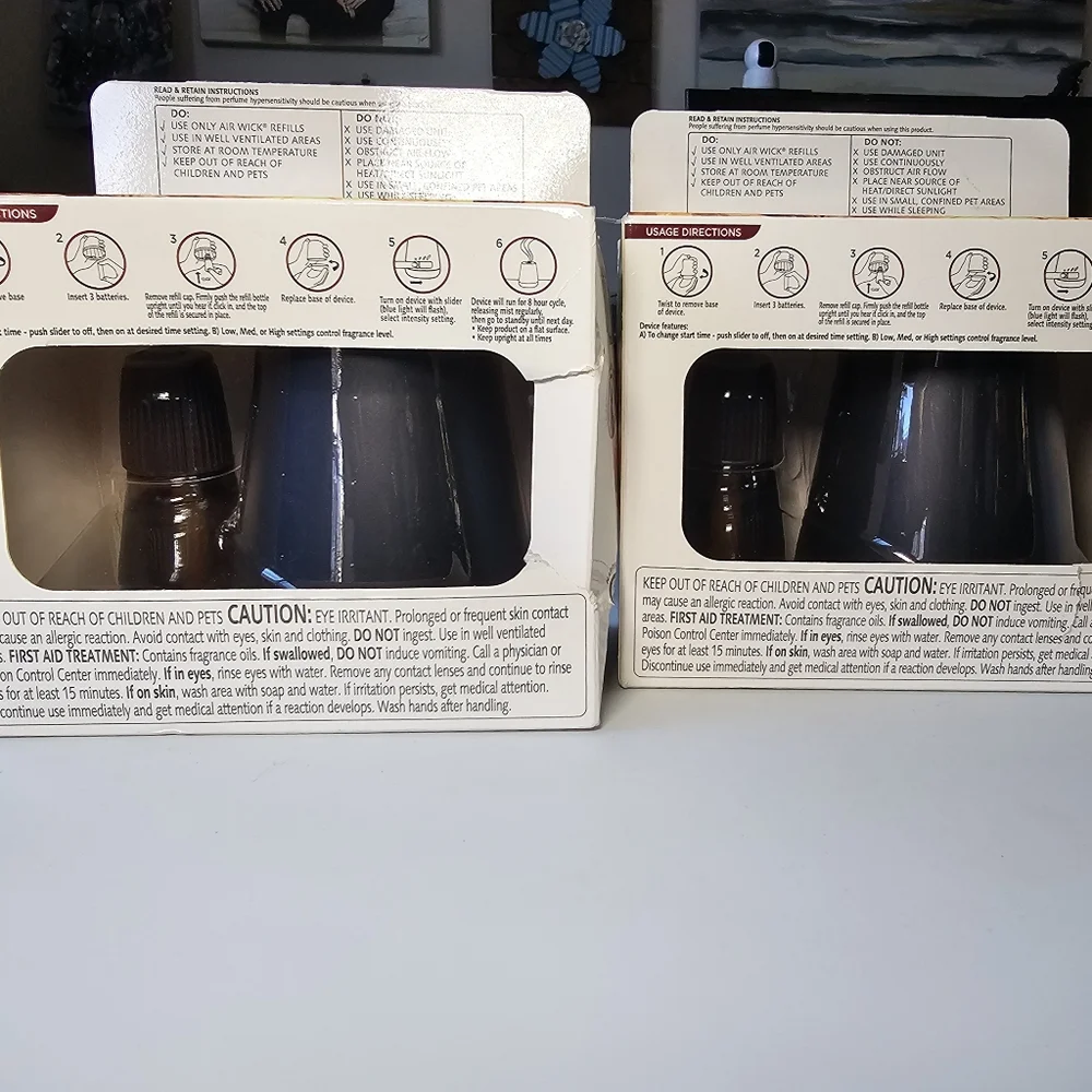 $6.49 SHIPPING  (2) NWT Air Wick Essential Mist Starter Kits - Picture 3 of 6